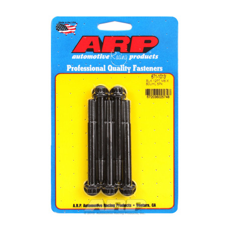 ARP vijaki M8 x 1.25 x 80 12 kos black oxide bolts (5pcs) | race-shop.si