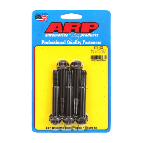 ARP vijaki M10 x 1.50 x 70 12 kos black oxide bolts (5pcs) | race-shop.si