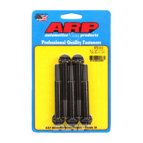 ARP vijaki M10 x 1.25 x 80 12 kos black oxide bolts (5pcs) | race-shop.si