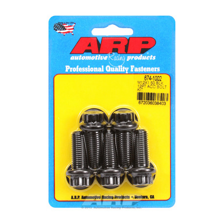 ARP vijaki ARP komplet vijakov M12 x 1.50 x 30 Black Oxide 12 kos | race-shop.si