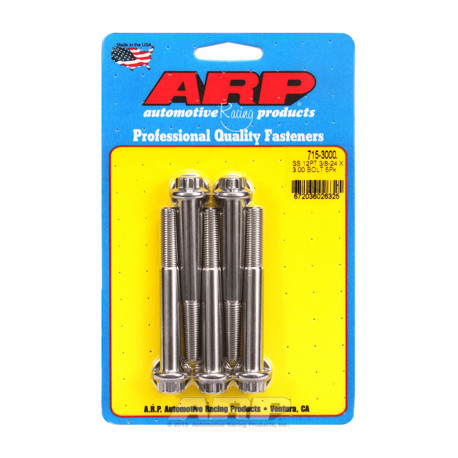 ARP vijaki "3/8""-24 x 3.000 12 kos 7/16 wrenching SS vijaki" (5pcs) | race-shop.si
