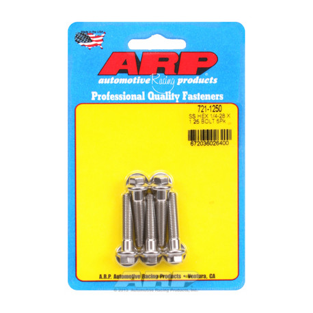 ARP vijaki "1/4""-28 x 1.250 heks SS vijaki" (5pcs) | race-shop.si