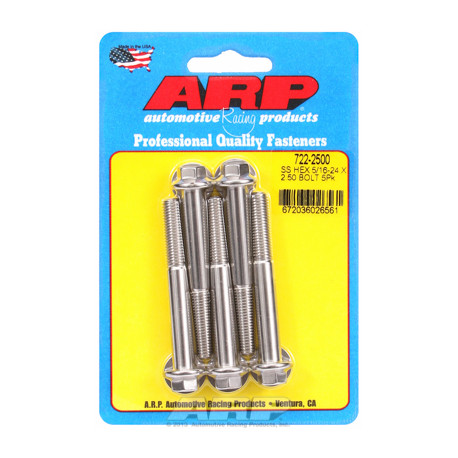 ARP vijaki "5/16""-24 x 2.500 heks SS vijaki" (5pcs) | race-shop.si