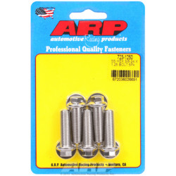 "3/8""-24 x 1.250 heks SS vijaki" (5pcs)