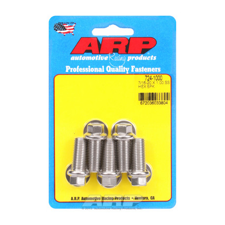 ARP vijaki "7/16""-20 x 1.000 heks SS vijaki" (5pcs) | race-shop.si