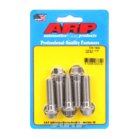 ARP vijaki "7/16""-20 x 1.500 heks SS vijaki" (5pcs) | race-shop.si