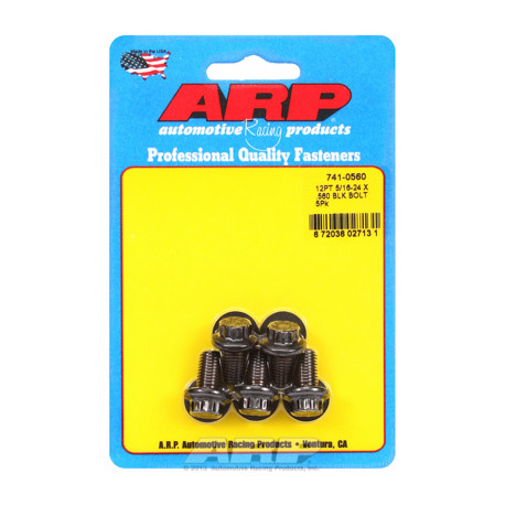 ARP vijaki "5/16""-24 x .560 12 kos black oxide bolts" (5pcs) | race-shop.si