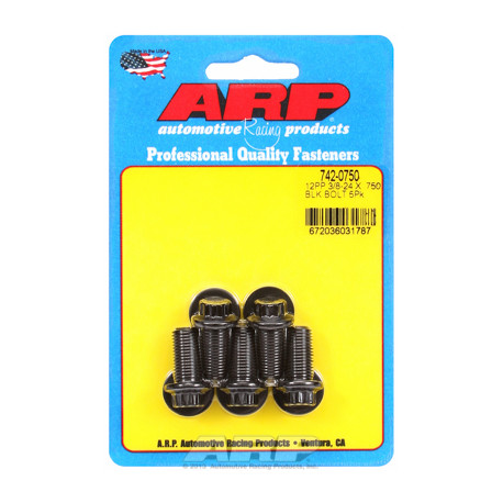 ARP vijaki "3/8""-24 x .750 12 kos black oxide bolts" (5pcs) | race-shop.si