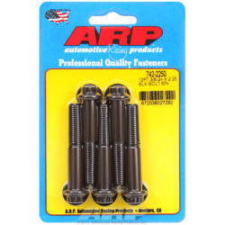 "3/8""-24 x 2.250 12 kos black oxide bolts" (5pcs)