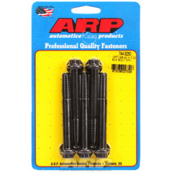 "3/8""-24 x 3.250 12 kos 7/16 wrenching black oxide bolts"5pcs