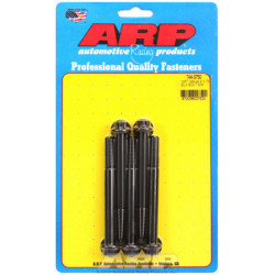 "3/8""-24 x 3.750 12 kos 7/16 wrenching black oxide bolts"5pcs