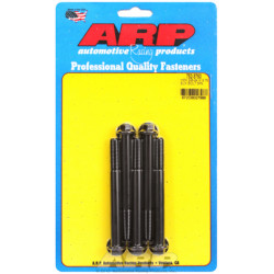 "3/8""-24 x 3.750 heks black oxide bolts" (5pcs)