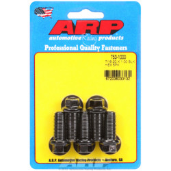 "7/16""-20 x 1.000 heks black oxide bolts" (5pcs)