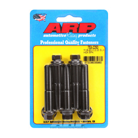 ARP vijaki "7/16""-20 x 2.250 heks black oxide bolts" (5pcs) | race-shop.si