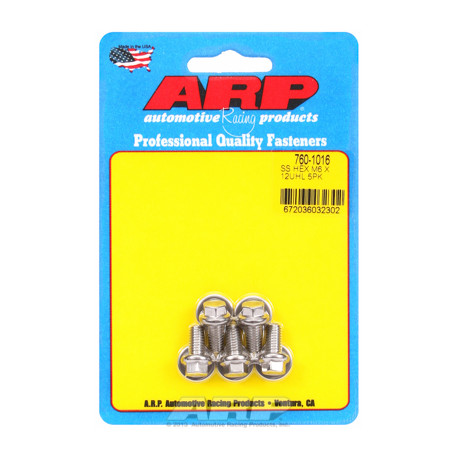 ARP vijaki M6 x 1.00 x 12 heks SS vijaki (5pcs) | race-shop.si