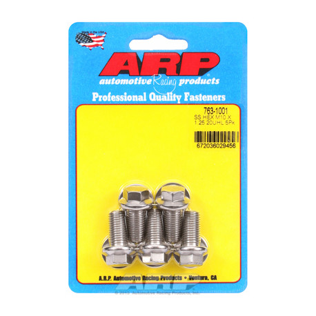 ARP vijaki M10 x 1.25 x 20 heks SS vijaki (5pcs) | race-shop.si