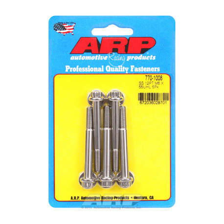 ARP vijaki M6 x 1.00 x 55 12 kos SS vijaki (5pcs) | race-shop.si