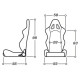 Športni sedeži brez homologacije FIA - nastavljivi Racing seat OMP Raid 2 | race-shop.si