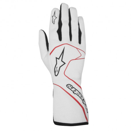 Rokavice Alpinestars Tech-1 Race FIA rokavice - bela/rdeča | race-shop.si
