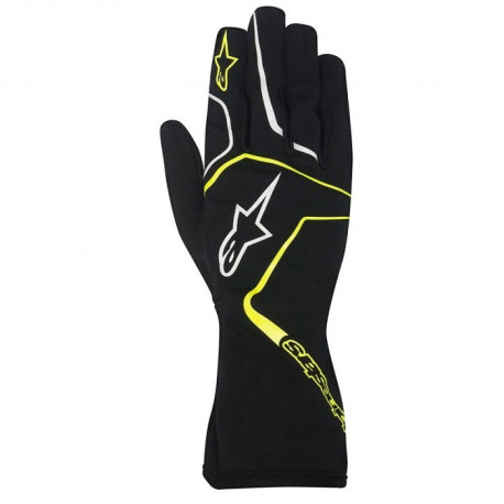 Rokavice Alpinestars Tech 1 K RACE Gloves, children, Black/ Yellow | race-shop.si