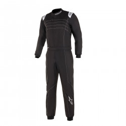 FIA Race suit ALPINESTARS KMX-9 V2 Black/White