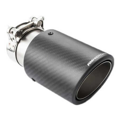 Z enim izpustom Konica dušilca ​​izpušnih plinov RM MOTORS Karbon 101mm | race-shop.si