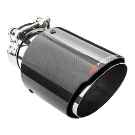 Z enim izpustom Konica dušilca ​​izpušnih plinov RM MOTORS Karbon 89mm | race-shop.si