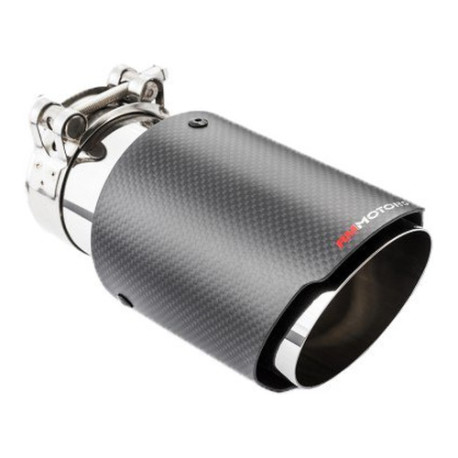 Z enim izpustom Konica dušilca ​​izpušnih plinov RM MOTORS Karbon 101mm | race-shop.si