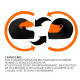 Celoplanetne čelade Čelada RSS Protect CIRCUIT BLACK s FIA homologacijo 8859-2015, Hans | race-shop.si
