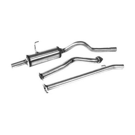 Cat back izpušni sistem RACES Cat back Exhaust System for Renault Clio 2 RS Phase 2 (Grp N) 54mm | race-shop.si