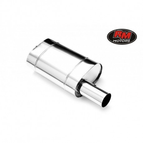 Enostenski - valjasti Izpušni lonec (dušilec zvoka) 60mm RM Motors | race-shop.si