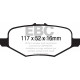 Zavore EBC Zadnje zavorne ploščice EBC Greenstuff 2000 Sport DP21887 | race-shop.si