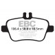 Zavore EBC Zadnje zavorne ploščice EBC Yellowstuff Street + Track DP42157R | race-shop.si