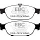 Zavore EBC Sprednje zavorne ploščice EBC Yellowstuff Street + Track DP42169R | race-shop.si