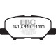 Zavore EBC Zadnje zavorne ploščice EBC Yellowstuff Street + Track DP42171R | race-shop.si