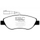 Zavore EBC Sprednje zavorne ploščice EBC Greenstuff 2000 Sport DP21382 | race-shop.si