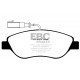 Zavore EBC Sprednje zavorne ploščice EBC Greenstuff 2000 Sport DP21382/2 | race-shop.si