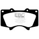 Zavore EBC Sprednje zavorne ploščice EBC Greenstuff 6000 DP61657 | race-shop.si
