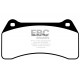 Zavore EBC Sprednje zavorne ploščice EBC Redstuff Ceramic DP31462C | race-shop.si