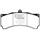 Zavore EBC Sprednje zavorne ploščice EBC Yellowstuff Street + Track DP4032R | race-shop.si