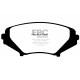 Zavore EBC Sprednje zavorne ploščice EBC Yellowstuff Street + Track DP41665R | race-shop.si