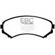 Zavore EBC Sprednje zavorne ploščice EBC Yellowstuff Street + Track DP41619R | race-shop.si
