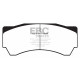 Zavore EBC Sprednje zavorne ploščice EBC Yellowstuff Street + Track DP4063R | race-shop.si