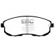 Zavore EBC Sprednje zavorne ploščice EBC Yellowstuff Street + Track DP41636R | race-shop.si