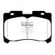 Zavore EBC Sprednje zavorne ploščice EBC Yellowstuff Street + Track DP41004R | race-shop.si