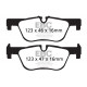 Zavore EBC Zadnje zavorne ploščice EBC Yellowstuff Street + Track DP42132R | race-shop.si