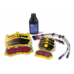EBC Yellowstuff kit PLK1216 - zavorne ploščice ,zavorne cevi, zavorna tekočina