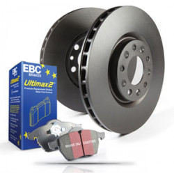 Sprednji komplet EBC PDKF1887 - Zavorni diski Premium OE + zavorne ploščice Ultimax OE