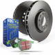 Zavore EBC Sprednji komplet EBC PD01KF053 - Zavorni diski Premium OE + zavorne ploščice Greenstuff | race-shop.si