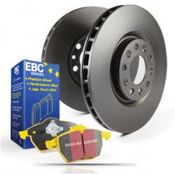 Sprednji komplet EBC PD03KF571 - Zavorni diski Premium OE + zavorne ploščice Yellowstuff